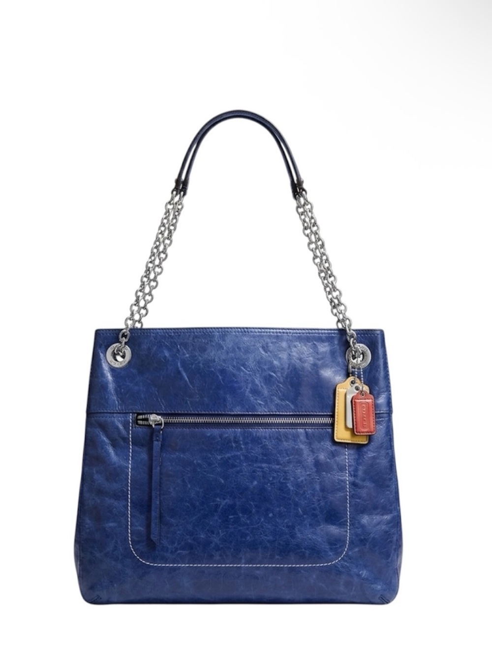 Coach Distressed Leather Poppy Bag